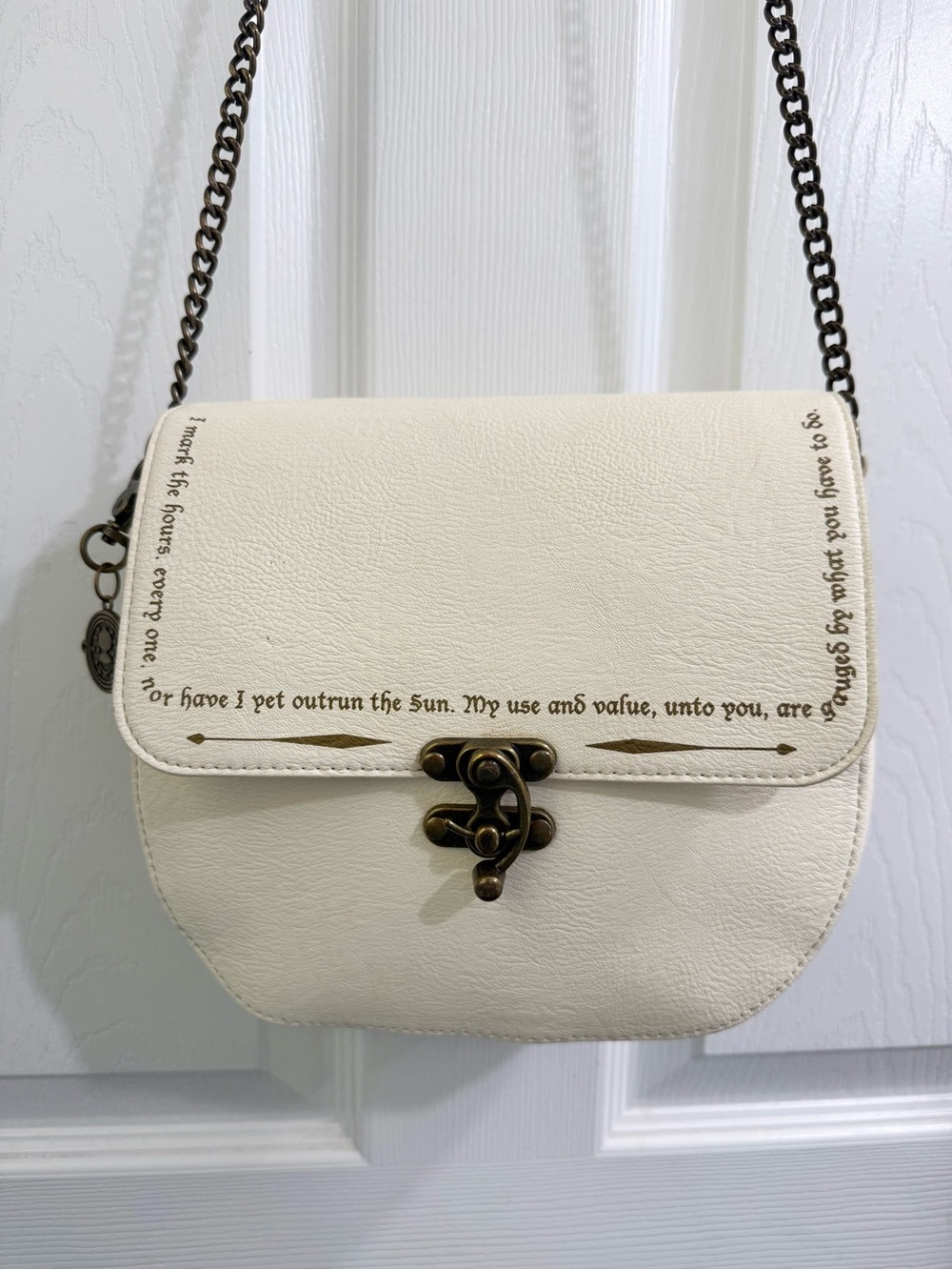 Loungefly Harry Potter Time Turner Spell Print Crossbody Bag